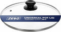 Zeno Universal Pot Lids | Tempered Glass | 28CM Saucepan & Frying Pan Lids