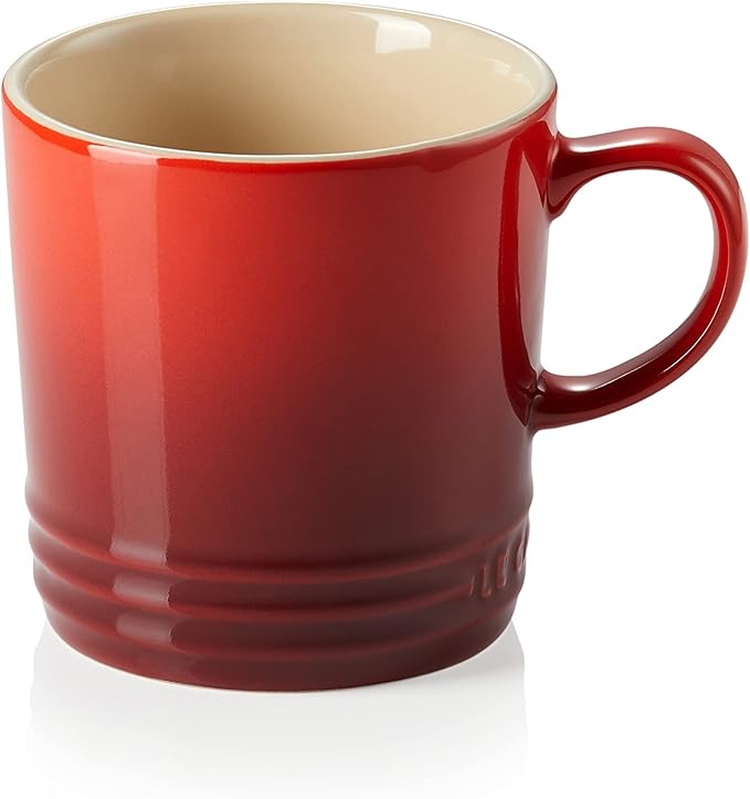 LE CREUSET Stoneware Coffee Mug, 350 ml, Cerise, 70302350600002