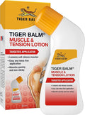 Tiger Balm Muscle & Tension Lotion (80ml), with No Mess Applicator, for Muscle Pain Relief, Tensio and Loosens & Relaxes Muscles