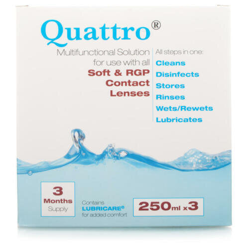 Quattro Multifunctional CL Solution 3 Month