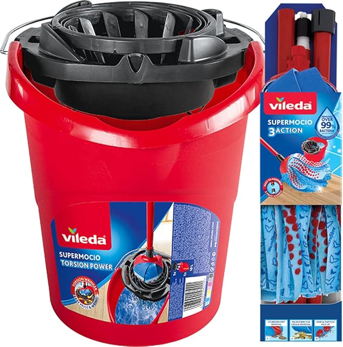 Vileda SuperMocio Compact Mop & Bucket Set
