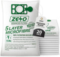 ZENO Hoover Bags for Henry Hoover 20 Pack | HEPA-Flo Numatic Bags | 5 Layer Construction | High Filtration & Superior Cleaning Performance | Replacement for NVM-1CH / 907075