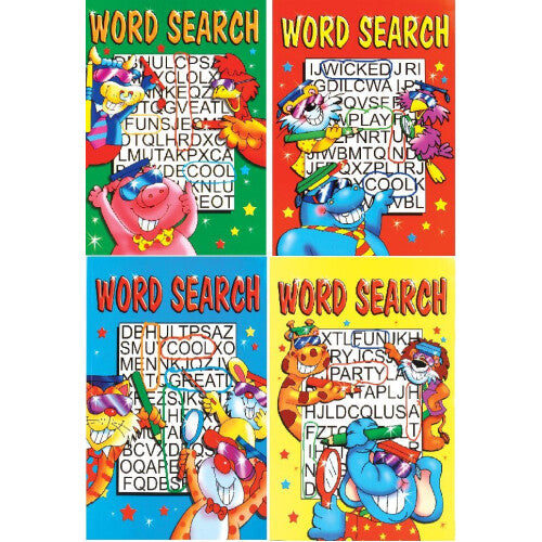 4 Large Print Kids Wordsearch Books Word Search Puzzles