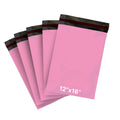 (25 Pack) Pink 12 x 16 Mailing Bags Self Sealable Plastic Bags, Postage Bags, Parcel Bags for Posting Clothes, Books