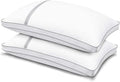 BedStory 2 Pack Hotel Quality Pillows, Down Alternative, Supportive Filled Pillows for Neck/Back/Side Sleepers, Standard Size 42x70cm