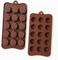 Rose Shape Silicone Mould – Chocolate, Wax, Jelly & Candy Mould | Non-Stick, Reusable & Flexible | Multi-Purpose Silicone Tray for DIY Soaps, Sweets, Gummy Treats, Wax Melts
