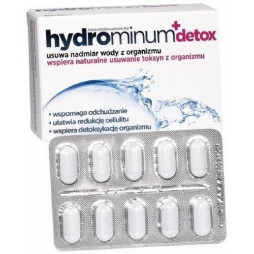 Hydrominum DETOX 30 tablets, for excess water and detoxification