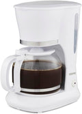 GEEPAS 1.5L Filter Coffee Machine | 800W Coffee Maker for Instant Coffee, Espresso, Macchiato & More | Boil-Dry Protection, Anti-Drip Function, Automatic Turn-Off Feature, White
