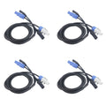 4X Powercon Cable Combination of Plug and XLR Signal Line for Light Power Connection Transit(A)