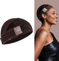 Dreamlover Wide Wig Grip Cap for Glueless Wigs, 2-in-1 Dark Brown Wig Caps with Adjustable Wig Grip Bands, 1 Piece