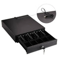 Heavy Duty POS Cash Drawer Register 4Bills5 Coins Removable Cash Tray