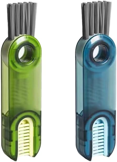 3-in-1 Cup Lid Crevice Cleaning Brush, 2 Pcs Multifunctional Portable Bottle Detail Brush, Tools for Cups and Lids