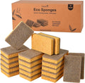Livorra 20 Pack Eco Sponge Washing up - Kitchen Dish Sponges with Natural Cellulose Sponges, Biodegradable Reusable Washing Up Sponge