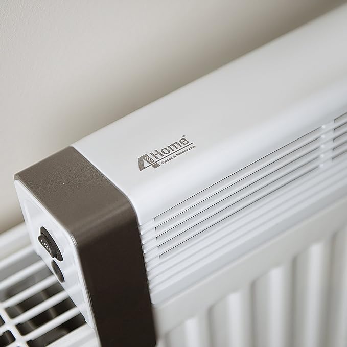 4YourHome Electric Radiator Fan – Low Power Low Noise 12W White
