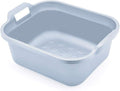 Addis 518355 Eco Made from 100 percent Recycled Plastic Washing up Bowl with twin handle, 9.5 litre, Light Grey