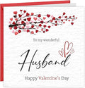 Husband Valentines Card Wonderful Husband Valentine's Day Cards On Thick Hammered Textured Card With Red Envelope Valentines Card