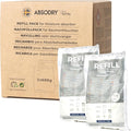 ABSODRY duo family Moisture Absorber Refill Bags 2 x 60 m3 for Hanger and Bag Small Dehumidifier for Bedroom Bathroom RV Closet Air Cleaner Odor Eliminator Moisture Bags Up to 90 Days 2x165 SqFt 2Pk