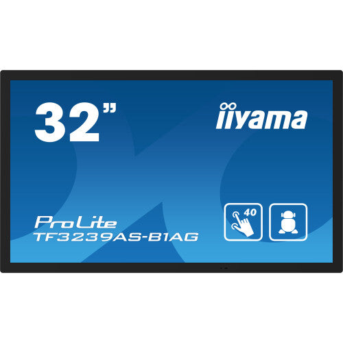 iiyama ProLite TF3239AS-B1AG 32" Class (31.5" viewable) LED-backlit LCD display - Full HD - for digital signage