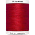 Gutermann Sew All Polyester Thread, Crimson Red 0156, 1000 m