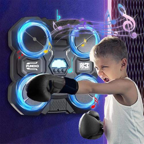 Smart Music Boxing Machine Wall Mounted Decompression Wall Target Toy