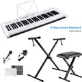 61 Keys Electronic Keyboard Digital Music Piano, Microphone, Stand & Music Chair