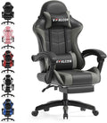 XTREME Gaming Chair – Ergonomic Reclining Chair with Footrest, 360° Swivel, Height Adjustable (Grey)