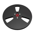 1/4 7 Inch Aluminum Alloy Open Reel for Reel-to-Reel Sound Tape, Black