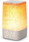 Wake Up Light Sunrise Alarm Clock, Digital Bedside Clock Dimmable Night Light Lamp, White Noise Machine Sound Machine with 30 Soothing Sounds & Timer for Baby, Kids, Adults, Heavy Sleepers, Bedrooms