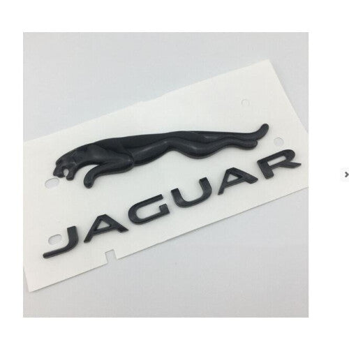 Jaguar Style Gloss Black Rear Badge Xe XF F Type F-Pace E-Pace XJ XJ