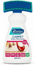 Carpet Stain Remover with Cleaning Brush 650ml – Works in 3 mins – Oxy-Powered Fast-Acting Deep Cleaner for Old Stains & Odours – Colour and Fabric Safe, Pet Friendly