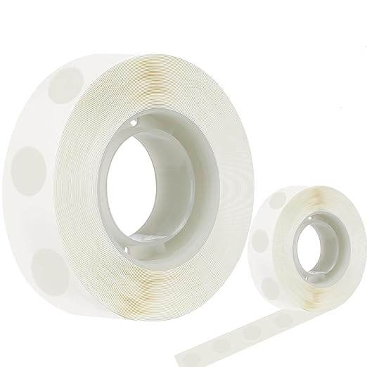 300 PCS Balloon Glue Dots, Removable Balloon Sticky Spots, Double Sided Clear Tape, Extra strong Adhesive for Birthday Party Wedding Xmas Decor DIY Scrapbooking Arts & Crafts Glue(300 PCS)