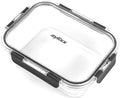 Zyliss 1.5L Glass Container, Shatterproof Glass, Airtight Food Storage Box with Sealable Lid, Microwave Safe, BPA Free, Freezer Safe, Fridge Storage, Food Container, 23cm x 18cm x 7.5cm