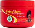 Ampro Shine-n-Jam Magic Fingers Gel for Braids - Provides Firm Hold with Non-Greasy Shine - Strengthens Hair with Silk Proteins - Works on Any Hair Texture to Create Multiple Styles - 8 oz
