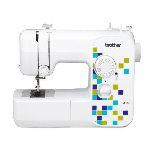 Brother LS14S Metal Chassis Sewing Machine - 14-Stitch, Drop-In Bobbin, LED Light, 4-Step Buttonhole