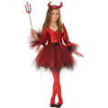 (8-10 Years, Girls) Kids Baby Girls Boys Halloween Wicked Satan Devil Costume Party Cosplay Fancy Dress Up