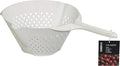Chef Aid 23cm Plastic Colander with Dual Pouring Lips and Handle, Lightweight, Durable Strainer for Draining Pasta, Vegetables, and Fruits, BPA Free, Dishwasher Safe