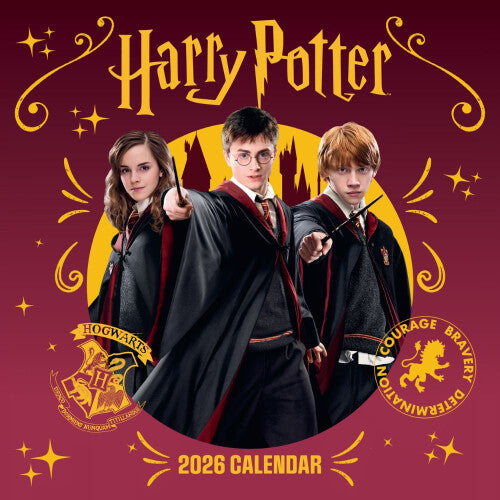 HARRY POTTER MOVIE 2026 SQUARE CALENDAR