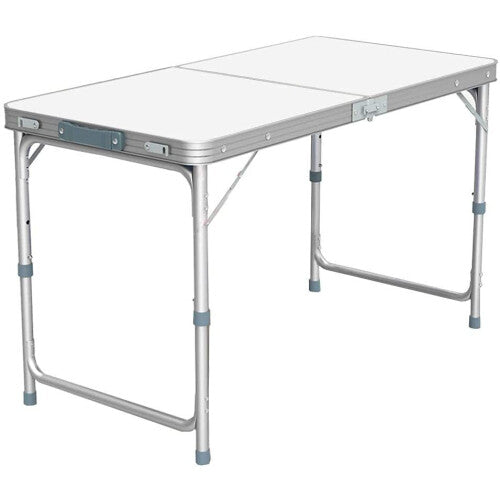 4FT HEAVY DUTY FOLDING TABLE PORTABLE PLASTIC CAMPING GARDEN PARTY