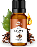 Ayumi Pure Clove Oil, 20 ml | Made from Organic Cloves | Clove Oil for Toothache Pain Relief | 100% Pure Essential Oil Diffuser for Aromatherapy | Essential Oil for Haircare, Skincare & Soap Making