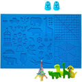 3D pen template, 3D printing pen template, large mat (41.5 x 27.5 cm) with animal pattern Silicone drawing board