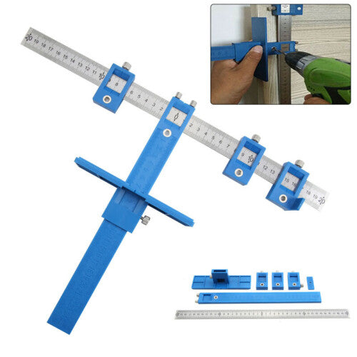 Drill Guide Sleeve Punch Locator Cabinet Hardware Jig Wood Dowel