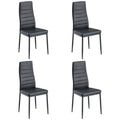 (Set of 4) Stanew Kitchen Dining Chairs, Thick Padded Seat