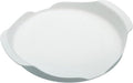 KitchenCraft Microwave Tray with contoured Handles, Non-Slip feet, Ideal for Food containers, Soups, 23 cm (9''), White