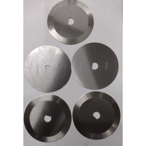 5Xeasycut Enigmex 80Mm Stainless Steel Doner Kebab Slicer Blade