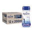 Advanced 1 First Infant Baby Milk Ready to Use Liquid Formula, from Birth, 200ml (Pack of 12)