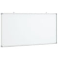 (60 x 30 x 1.7 cm) vidaXL Magnetic Whiteboard Dry Erase White Board Wall Writing Board Aluminium