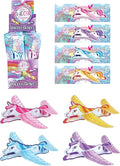 HENBRANDT Unicorn Flying Gliders, Party Bag Fillers Children's Games & Prizes, (12)