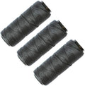 3 Rolls Sewing Thread for Hair Weave Bundles, Hair Extensions, Sewing Hair Weft, Making Wig DIY Weaving Thread (Black)