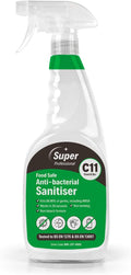 750ML Food Safe Anti-Bacterial SANITISER C11 SUPER PROFESSIONAL