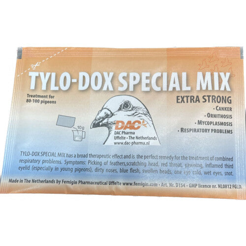 DAC Tylo-Dox Special Mix 10g Extra Strong For Pigeons and Birds